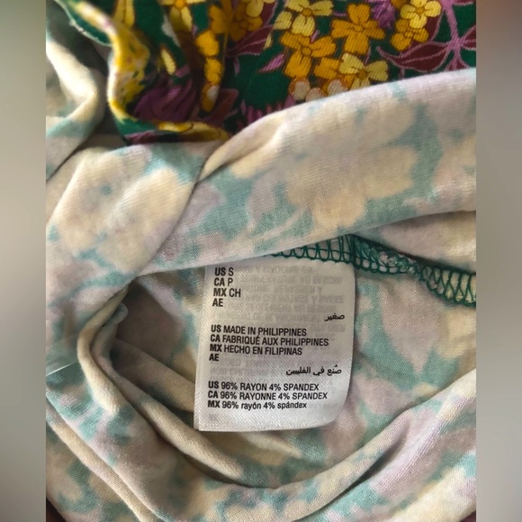 INC International Concepts Long Sleeve Floral Blouse - Picture 8 of 9